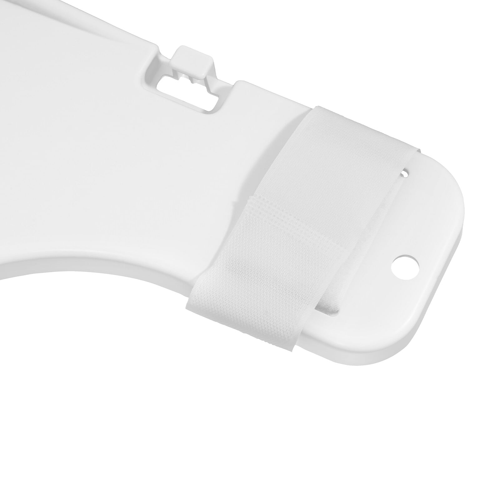 TFCFL White/Gray Wheelchair Table Board Wheelchair Lap Tray with Cup Holder & 4 Hooks 22.83x20.87inch