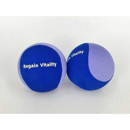 Regain Vitality Hand Therapy Stress Relief Ball 2 PACK - Hand Exercise &