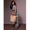 Coffee, variant on Athîral Womens Coffee Casual Long Striped Dress Round Neck Short Sleeve