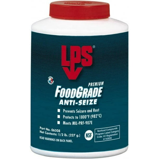 LPS 0.5 Lb Brush Top Food Grade AntiSeize Lubricant Metal Free, 1,800