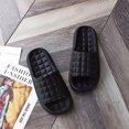 thumbnail image 1 of Zapatillas de casa de Interior para hombre y mujer, chanclas suaves y cómodas para el baño, zapatos planos familiares, sandalias de Hotel, moda de verano, 1 of 7