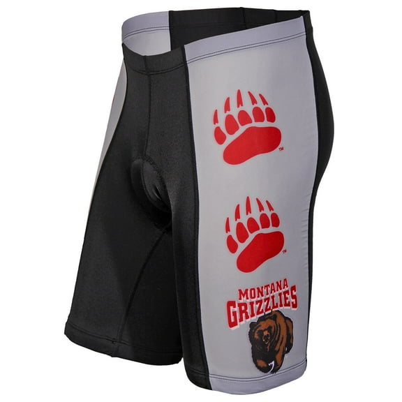 NCAA Men's Adrenaline Promotions Montana Grizzlies Cycling Shorts - XXL: 38-40" waist