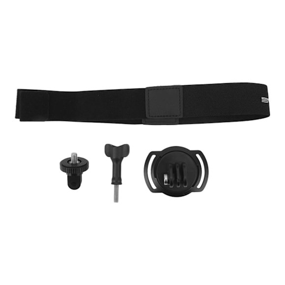 Head Camera Mount Magnetic Snap Adjustable Viewing Angle Breathable Action Camera Head Strap for Sports Cameras Mobile Phones