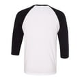 thumbnail image 3 of T-Shirts Unisex Three-Quarter Sleeve Baseball T-Shirt, 3 of 5