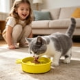 thumbnail image 5 of Silicone Slow Feeder Dog & Cat Bowl | Puzzle Cat Feeder for Slow Eating, Non-Slip Fun Pattern, Mental Enrichment, Digestion & Bloat Relief | Interactive Pet Enrichment Bowl, Prevents overeating, 5 of 7