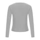 thumbnail image 5 of Tops para mujer Camisas Blusas Elegantes Camisas casuales de manga larga Camiseta suelta con estampado de moda Blusa de manga 3/4 de longitud media Cuello redondo Odeerbi  ODB-5, 5 of 8