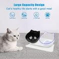 thumbnail image 5 of Bol Incliné pour Chat avec Support de Protection de Cou, Bol Surélevé pour Nourriture et Eau, 5 of 5