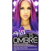 Splat Complete Kit, Ombre Rain, Semi-Permanent Purple & Pink Hair Dye with Bleach