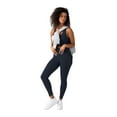 thumbnail image 5 of YITTY Active Women's UltraLuxe High-Waist Pocket Legging, Athleisure, 4-Way-Stretch, Deep Navy, S, Short | 25" Inseam, 5 of 8