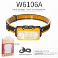 thumbnail image 4 of Linterna portátil de 1800 mAh con reflector de camping de carga tipo C (amarillo W6106A), 4 of 4