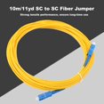 thumbnail image 4 of Optical Fiber Cable Fiber Patch Cord 10M 11Yd Sc To Sc Duplex Fiber Patch Cord Jumper Cable Single Mode Patch Cord, 4 of 8