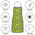 thumbnail image 6 of Yiaed Kiwi Fruits Summer Print Kitchen Apron with Hand Wipe Pockets,Big Pocket,Aprons for Women with Pockets, Waterproof for Cooking Baking, 6 of 7