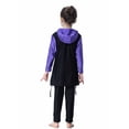 thumbnail image 6 of Girls Swimsuits Two Piece Floral Rash Guard Full Coverage Long Sleeve Sun Swimsuit with Skirt Swimwear 4-5 Years, 6 of 6