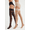 Black/Off White, variant on Joyspun Women's Fishnet Thigh High Stockings for Women, 2-Pack