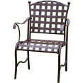 thumbnail image 2 of Santa Fe Nailhead Iron Bistro Set (Set of 3) - Rustic Brown, 2 of 2