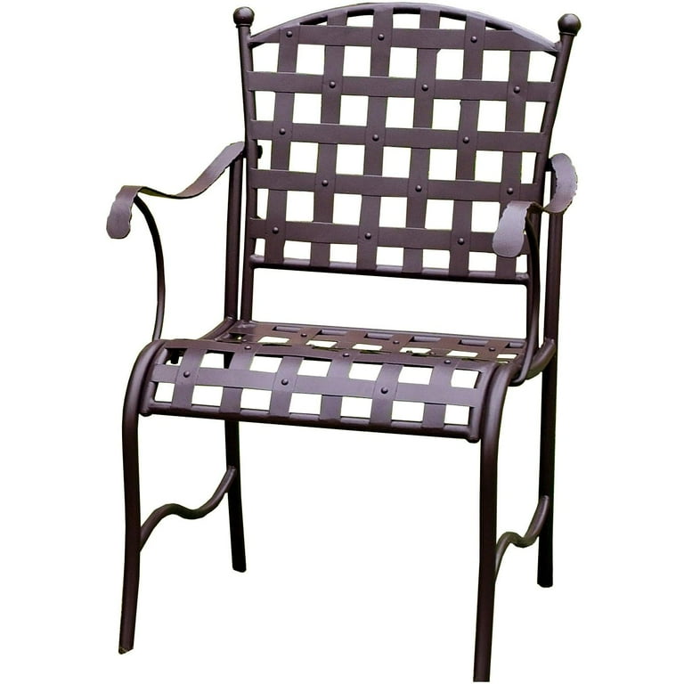 International Caravan Set of 3 Santa Fe Iron Nailhead Bistro Set International Caravan Set of 3 Santa Fe Iron Nailhead Bistro Set