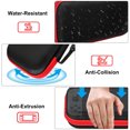 thumbnail image 6 of TSV Carrying Case Fit for Nintendo Switch/OLED, Portable Hard EVA Protective Bag, Travel Pouch with 10 Game Card Slots, 6 of 6