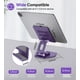 thumbnail image 4 of Soporte para tableta SOJUNER giratorio con base giratoria de 360 grados, color morado, 4 of 6