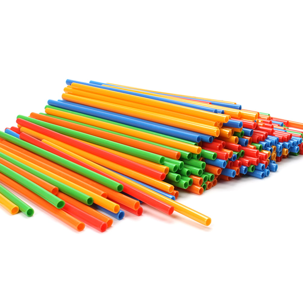 300pcs Straw Constructor Interlocking Enginnering Toys Straws and Connectors Set 