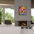 thumbnail image 4 of Epic Graffiti 'Pom Pom 2' by Dean Russo, Canvas Wall Art, 26"x30", 4 of 8