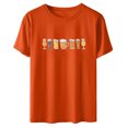 thumbnail image 3 of Blouse Femme Oktoberfest Col Rond Mode T-Shirt Été Imprimé Manches Courtes Pull T-Shirt Hauts Chemise, 3 of 4