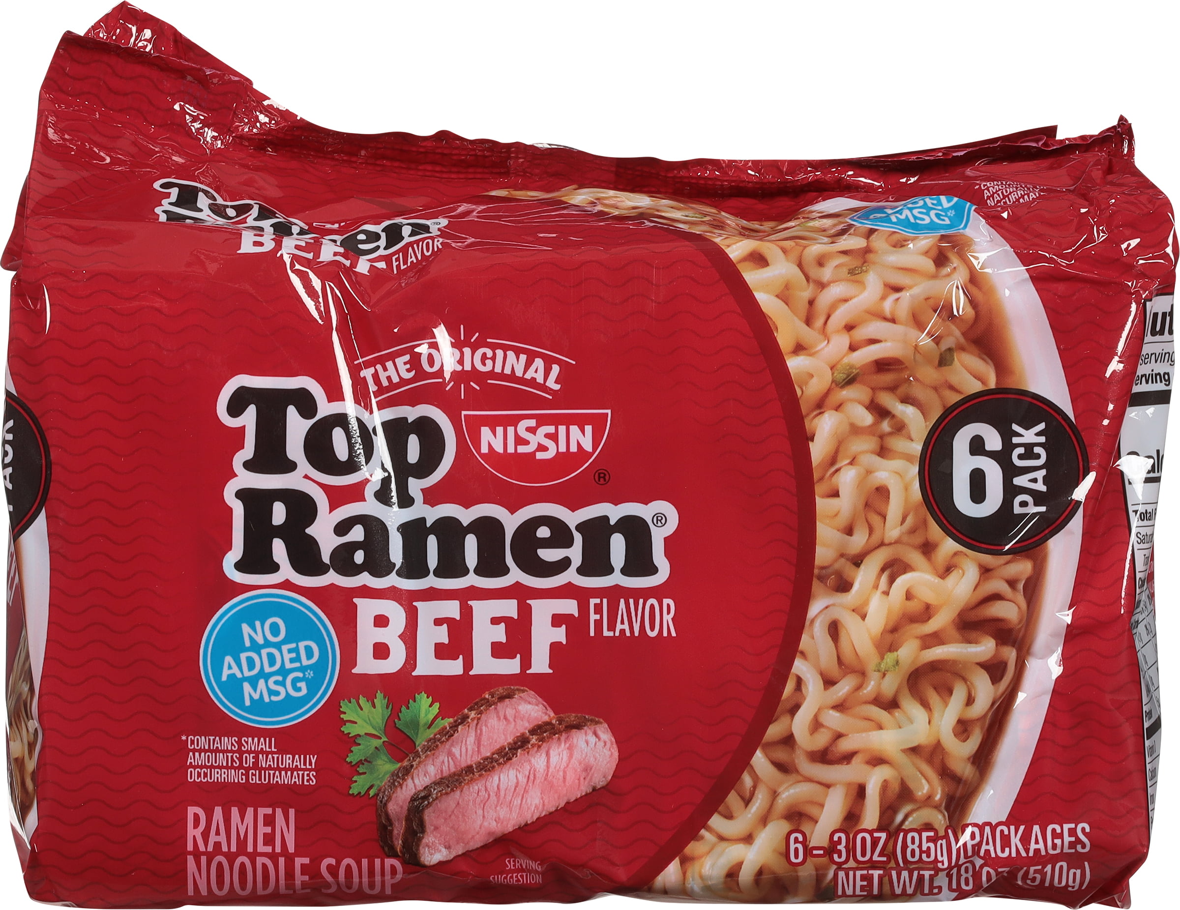 Nissin Top Ramen® Beef Flavored Noodles, 24 ct / 3 oz - Harris Teeter