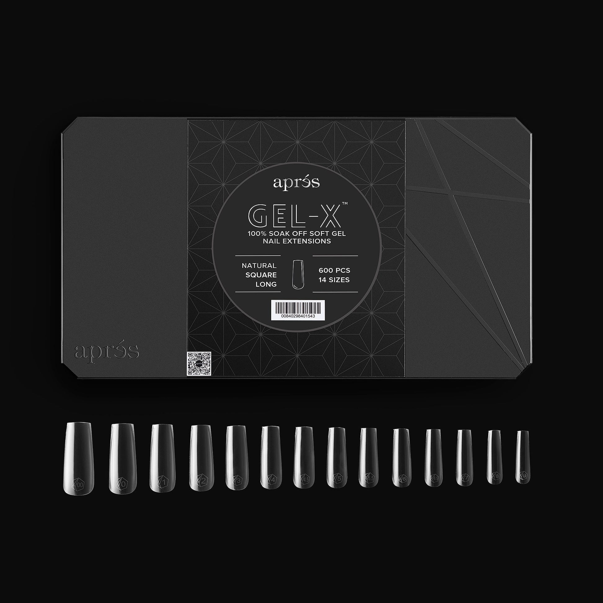 Apres Gel X Tip Box 2.0 (NATURAL, SQUARE, LONG)
