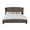 Brown, variant on Nathaniel Home Queen Upholstered Panel Bed, Platform Bed Frame Easy Assembly, Polyester Fabric Tufted Headboard Design Gray