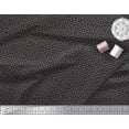 thumbnail image 3 of Soimoi Black Cotton Voile Fabric White Dots Print Fabric by the Yard 42 Inch Wide, 3 of 3