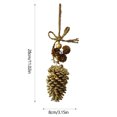thumbnail image 3 of Decoración Navideña onlyliua Piña Grande Cuerda Rústica Colgante, 3 of 6