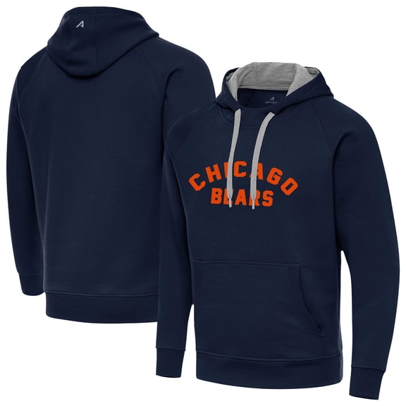 Men's Antigua  Navy Chicago Bears Victory Hoodie