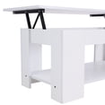 thumbnail image 6 of White Modern Wood Lift Top Coffee End Table W/Hidden Storage Space Living Room, 6 of 6