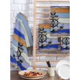thumbnail image 2 of Nautical Anchor Kitchen Dish Towels for Drying Dishes Set of 2, Vintage Navy Blue Wooden Boards Country Waffle Weave Microfiber Hand Tea Bathroom Towels Quick Dry & Absorbent Towel 15.7x23.6, 2 of 7