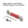 thumbnail image 3 of QualitChoice Rear Drive Shaft 1:12 Crawler Parts Replacement for Wltoys 12423 12428 12429 Red 1Set, 3 of 6