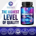 thumbnail image 5 of Probiotics 50 Billion CFU Per Serving - 10 Premium Strains + Digestive Enzymes & Prebiotics - Best Probiotic for Women & Men, Supports Immune, Gut Health, Constipation, Gas & Bloating - 60 Capsules, 5 of 9