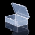 thumbnail image 3 of Yauxim Storage Box Rectangular Clear Storage Box Collection Container, 3 of 8