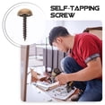 thumbnail image 5 of 8pcs Mirror Screws Brass Decorative Caps Screws Arts Crafts Fasteners Nails, 5 of 5