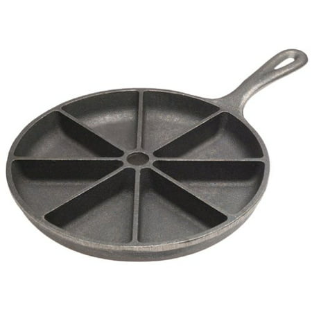 Original Finish Cast Iron Eight-Section Cornbread Skillet, Bakes eight crusty 3-1-/2-inch wedges of cornbread 1 inch thick By Lodge Ship from
