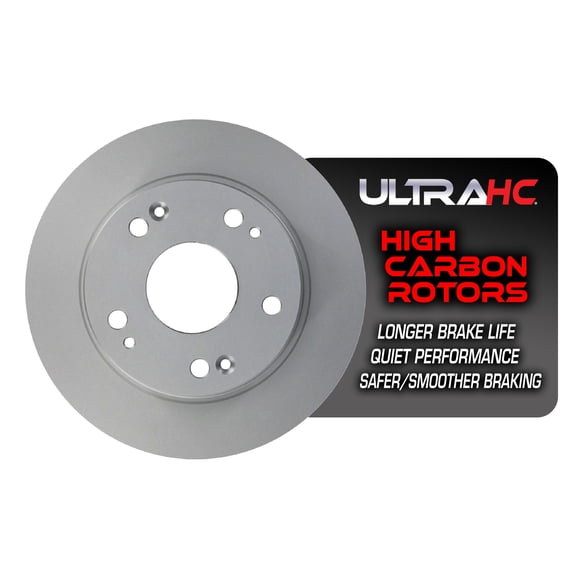 UltraHC Coated High Carbon Brake Rotor, Rear UR000296, Honda Accord 2007-2003