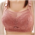 thumbnail image 2 of Sakmal Women'S Bra Red Wireless Full-Coverage Push-Up Bra Ladies Bra for Summer, 2 of 4
