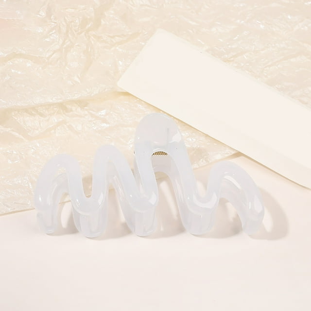 Pinzas para el cabello para mujer: pinzas grandes antideslizantes mate para cabello grueso y fino, pinzas grandes de sujeción fuerte, pinzas de moda para el cabello.