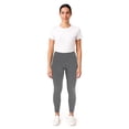 thumbnail image 4 of MUK LUKS Women's 2 Pair Jersey Fleece Lined Leggings, 2 Pack, Sizes S/M to 1X/2X, 4 of 11
