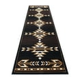 thumbnail image 2 of BizChair Southwest Native, Area Rug, Brown Black Beige Ivory (32 Inch X 10 Feet Runner), 2 of 6