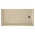 thumbnail image 6 of Swanstone SR-3260L-168 Solid Surface Left Hand Drain Shower Base, 60-in L X 32-in H X 4.3125-in H, Baby's Breath, 6 of 7