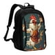 thumbnail image 1 of Easygdp Chef Chicken With Beer Bottles Mochila para Laptop de Viaje con Puerto USB, Mochila para Laptop con Puerto de Carga USB para Mujeres y Hombres, 1 of 7