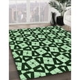 thumbnail image 2 of Ahgly Company Indoor Rectangle Patterned Light Green Area Rugs, 7' x 10', 2 of 6