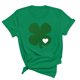 thumbnail image 5 of Camiseta de Manga Corta de Cuello Redondo Impresa de Primavera Superior de las Mujeres, Mezcla Ligera de Poliéster para Uso Diario Y de Fiesta Casual, 5 of 9