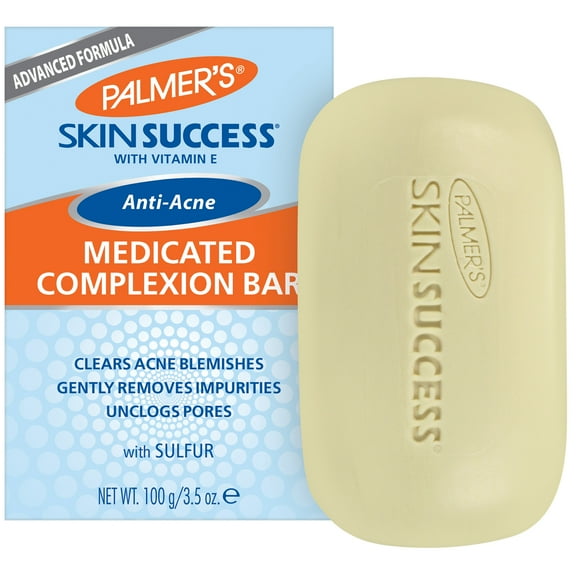 Palmer's Skin Success Anti-Acne Medicated Complexion Bar Soap for Combination Skin, 3.5 oz.