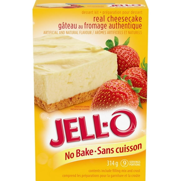 Jell-O No Bake Classic Cheesecake Dessert Kit, 314g
