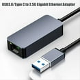 thumbnail image 4 of 2500Mbps USB C Ethernet A RJ45 2.5G Adaptador con Cable USB Tarjeta de Red LAN RJ45 para PC Portátil, 4 of 5